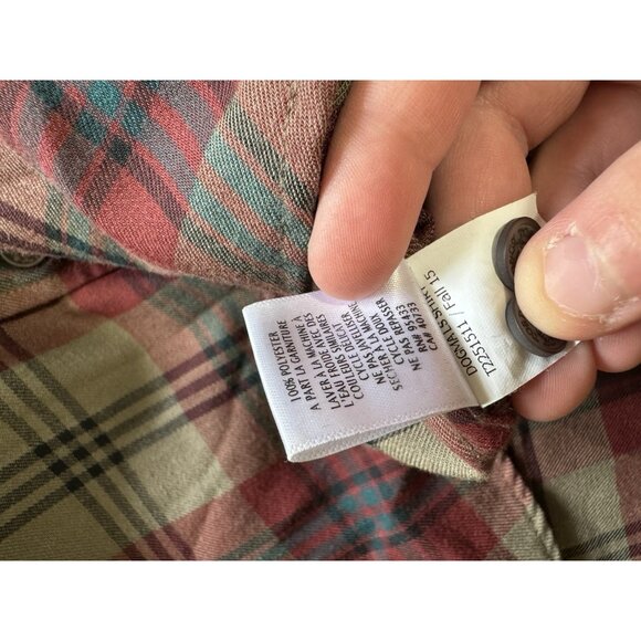 Toad & Co Men Size Medium Shirt Button Down Flannel Polyester Long Sleeve Preppy - Picture 13 of 15